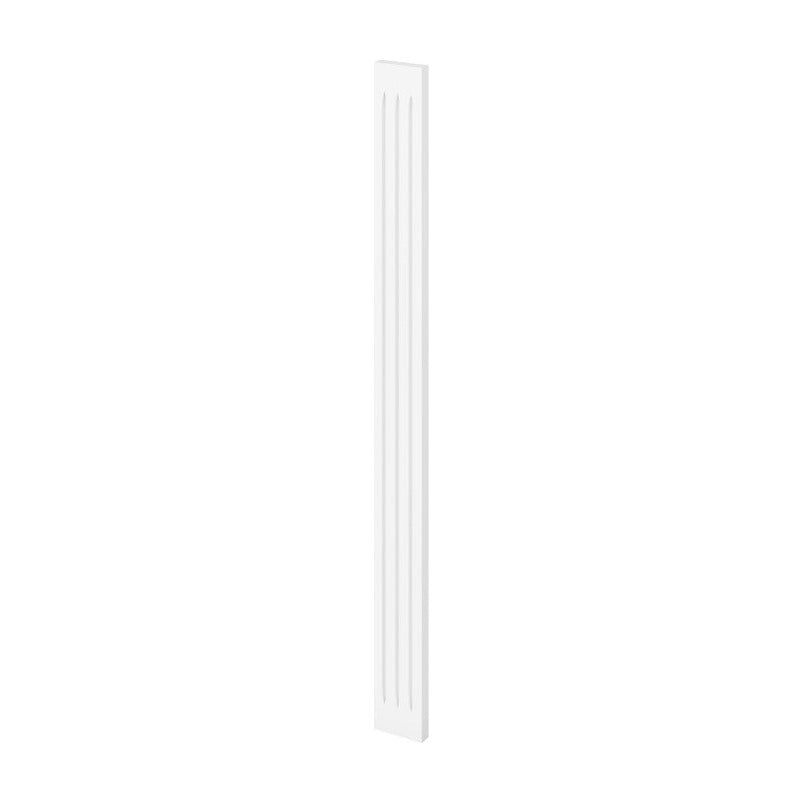 3"W x 36"H Fluted Filler in Polar White
