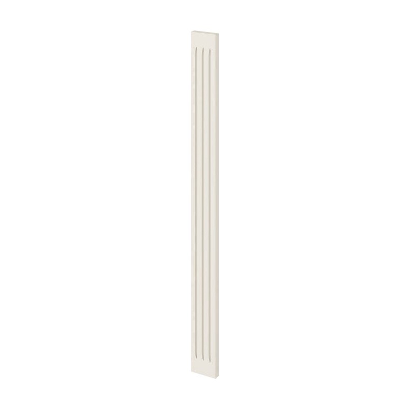 3"W x 36"H Fluted Filler in Shell White
