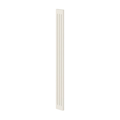 3"W x 36"H Fluted Filler in Shell White