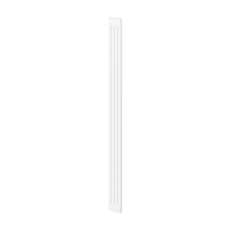 3"W x 42"H Fluted Filler in Polar White