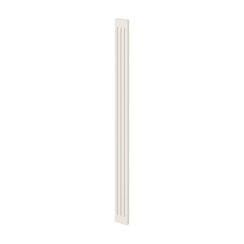 3"W x 42"H Fluted Filler in Shell White