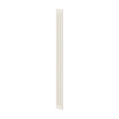 3"W x 42"H Fluted Filler in Shell White