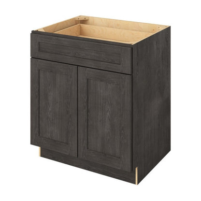 30"W Base Cabinet with Double Doors and One Drawer in Catalina Slate