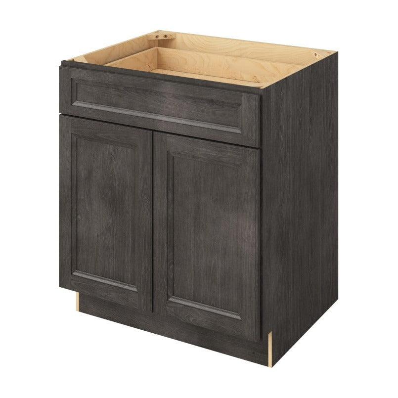30"W Base Cabinet with Double Doors and One Drawer in Maui Slate