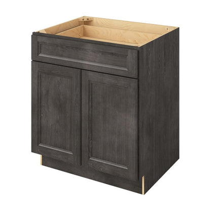 30"W Base Cabinet with Double Doors and One Drawer in Maui Slate