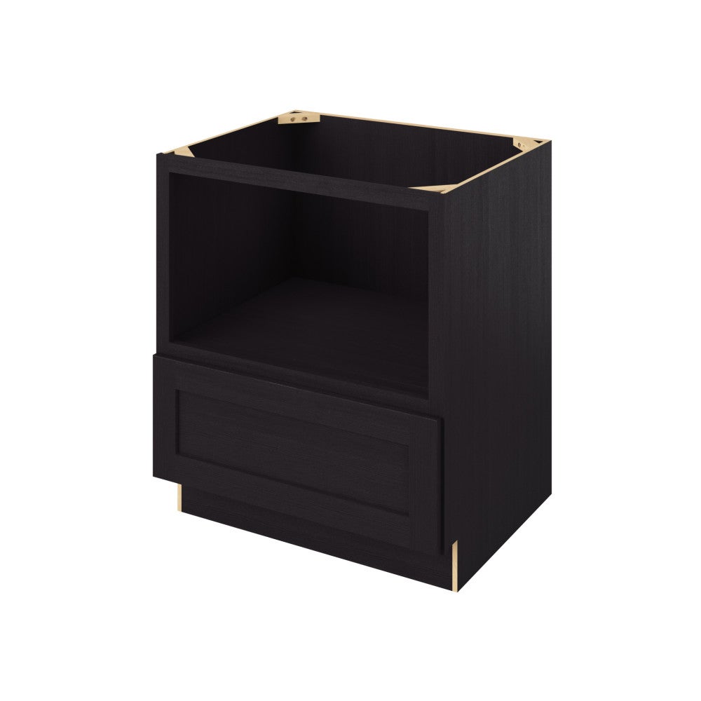 30"W Microwave Base Cabinet with One Drawer in Catalina Espresso