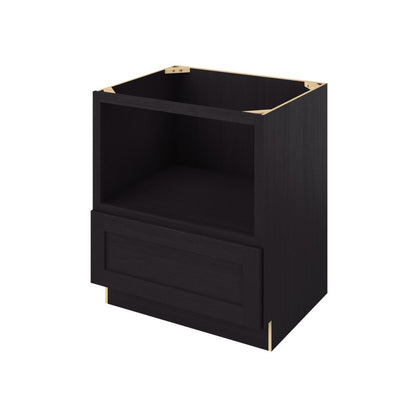 30"W Microwave Base Cabinet with One Drawer in Catalina Espresso