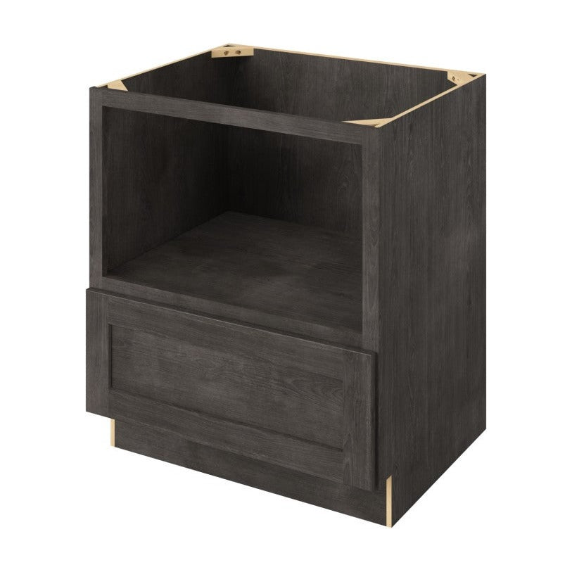 30"W Microwave Base Cabinet with One Drawer in Catalina Slate