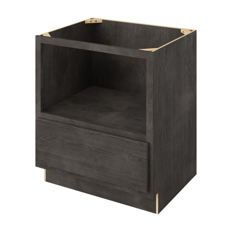 30"W Microwave Base Cabinet with One Drawer in Hatteras Slate