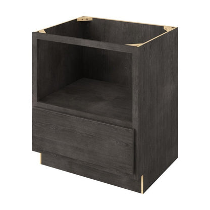 30"W Microwave Base Cabinet with One Drawer in Hatteras Slate