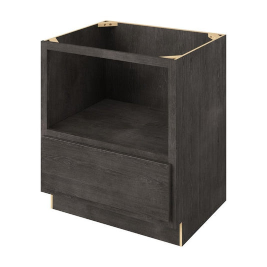 30"W Microwave Base Cabinet with One Drawer in Hatteras Slate