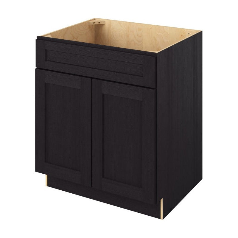 30"W Sink Base Cabinet with Double Doors in Catalina Espresso