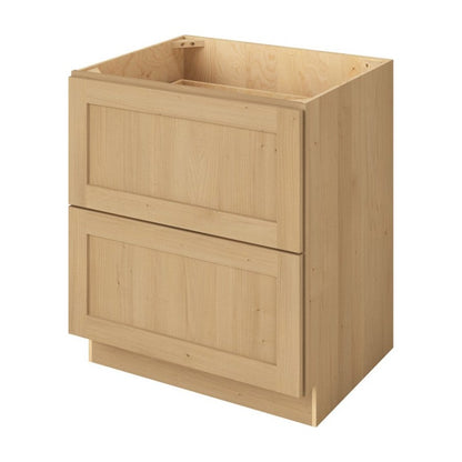 30"W Two Drawer Base Cabinet in Catalina Sandstone