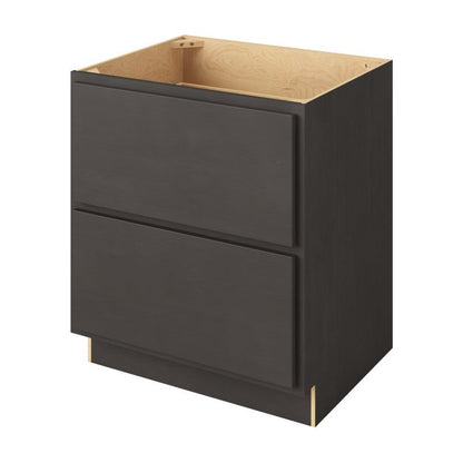 30"W Two Drawer Base Cabinet in Hatteras Slate