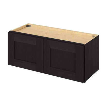 30"W x 12"H Wall Cabinet with Double Doors in Catalina Espresso