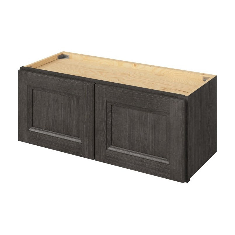 30"W x 12"H Wall Cabinet with Double Doors in Maui Slate