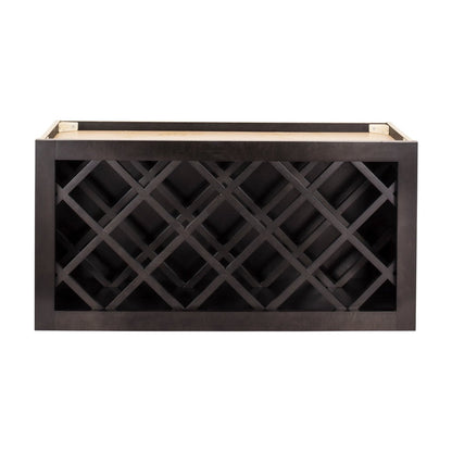 30"W x 15"H Wall Wine Rack in Espresso, view 2