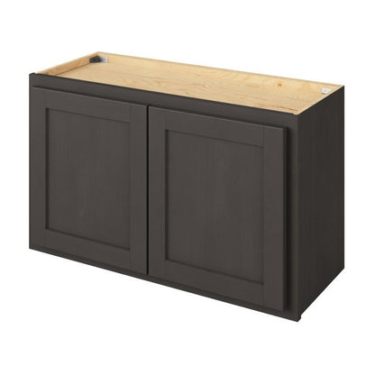 30"W x 18"H Wall Cabinet with Double Doors in Hatteras Slate
