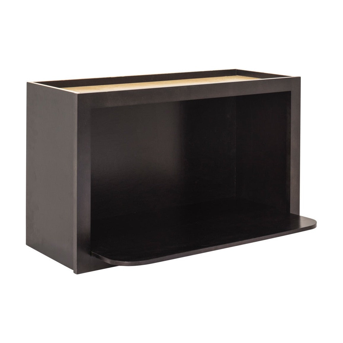 30"W x 18"H Wall Microwave Shelf Cabinet in Espresso