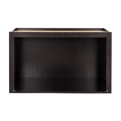 30"W x 18"H Wall Microwave Shelf Cabinet in Espresso, view 2