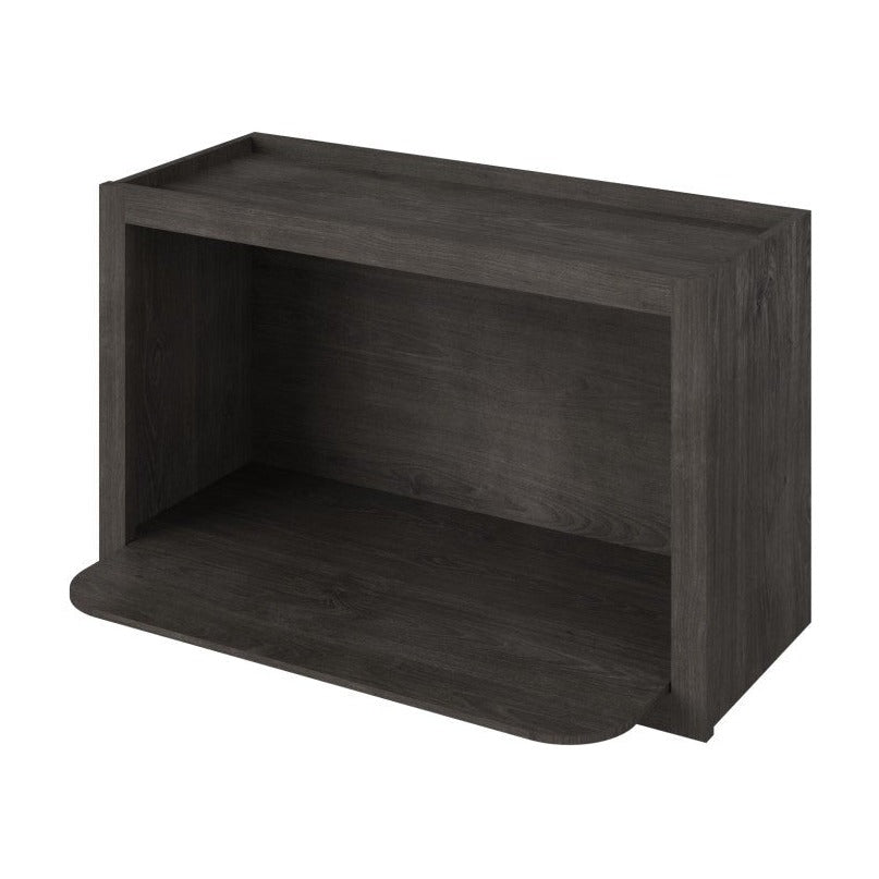 30"W x 18"H Wall Microwave Shelf Cabinet in Slate