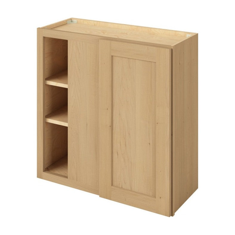 30"W x 30"H Universal Blind Corner Wall Cabinet with Single Door and Two Shelves in Catalina Sandstone