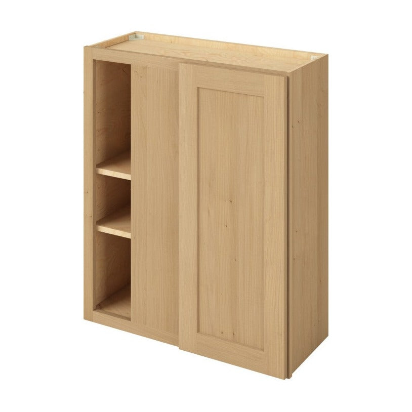30"W x 36"H Universal Blind Corner Wall Cabinet with Single Door and Two Shelves in Catalina Sandstone