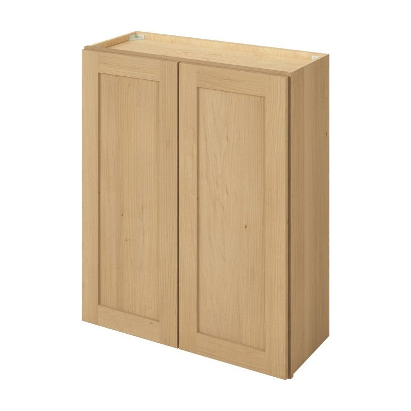 30"W x 36"H Wall Cabinet with Double Doors and Two Shelves in Catalina Sandstone