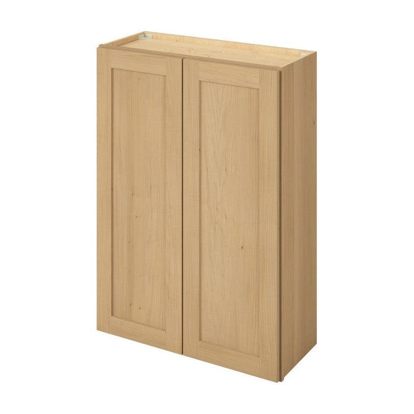 30"W x 42"H Wall Cabinet with Double Doors and Three Shelves in Catalina Sandstone