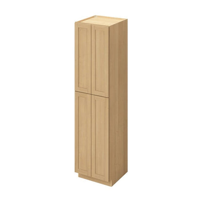 30"W x 84"H Pantry Cabinet with Four Doors and Six Shelves in Catalina Sandstone