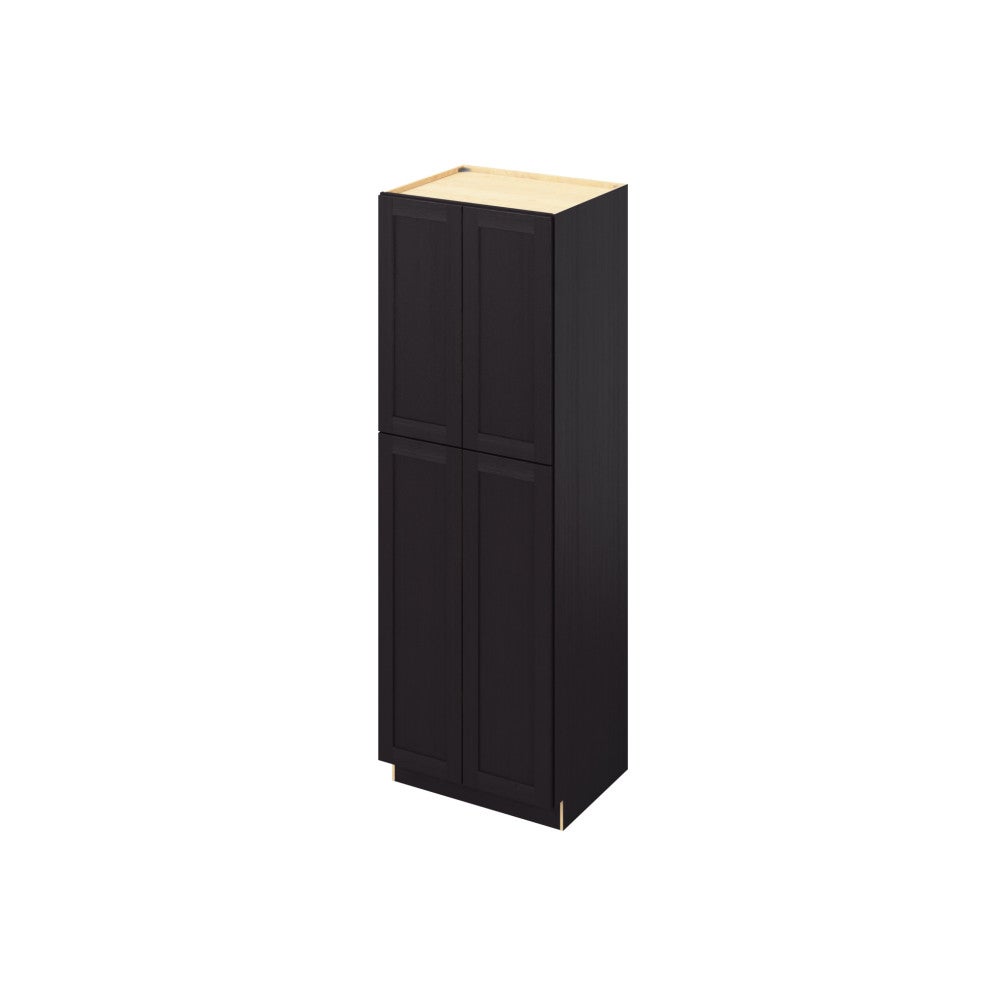 30"W x 90"H Pantry Cabinet with Four Doors and Six Shelves in Catalina Espresso