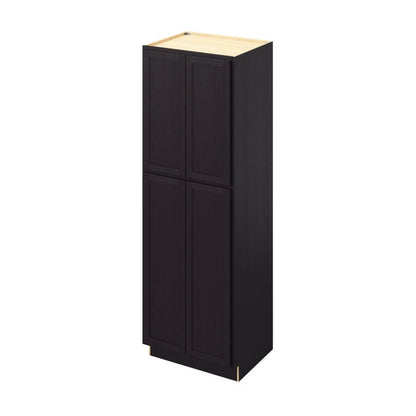 30"W x 90"H Pantry Cabinet with Four Doors and Six Shelves in Hatteras Espresso