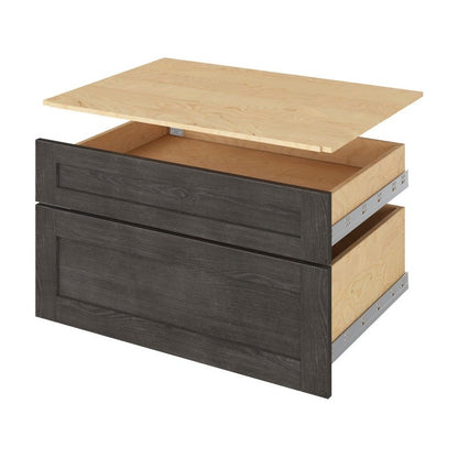 33"W Double Oven Cabinet Drawer Kit in Catalina Slate