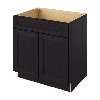 33"W Sink Base Cabinet with Double Doors in Catalina Espresso