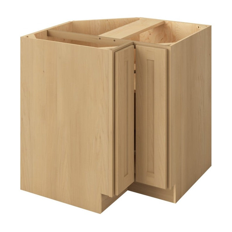 33"W Universal Corner Base Cabinet with Double Doors and One Shelf in Catalina Sandstone