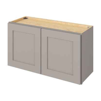 33"W x 15"H Wall Cabinet with Double Doors in Catalina Pebble Grey