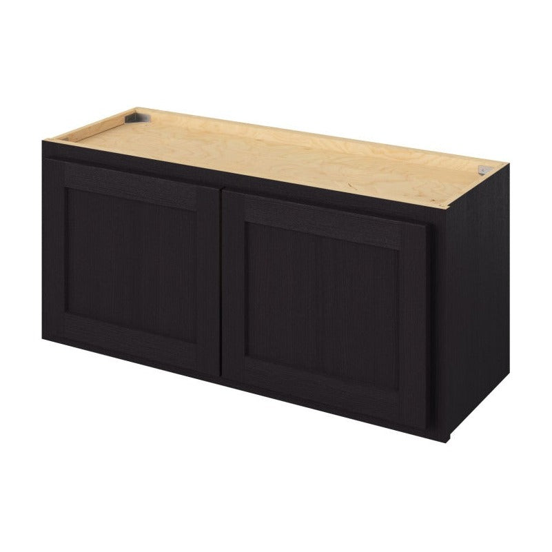 33"W x 15"H Wall Cabinet with Double Doors in Hatteras Espresso