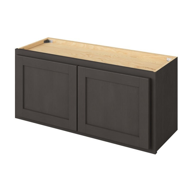 33"W x 15"H Wall Cabinet with Double Doors in Hatteras Slate