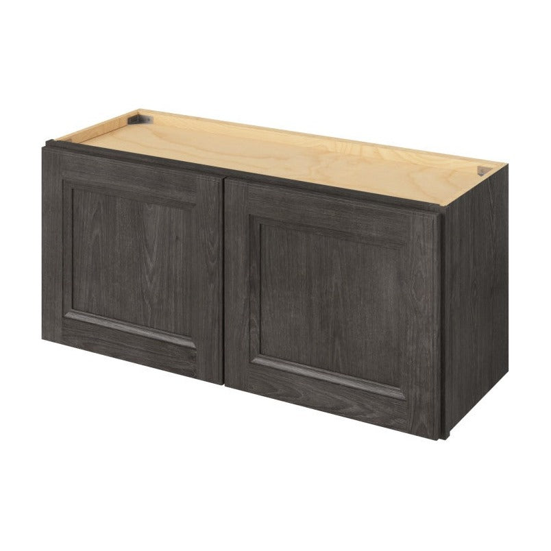 33"W x 15"H Wall Cabinet with Double Doors in Maui Slate