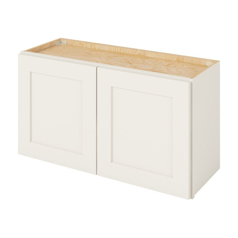 33"W x 18"H Wall Cabinet with Double Doors in Catalina Shell White