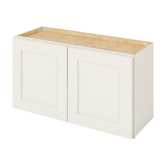 33"W x 18"H Wall Cabinet with Double Doors in Catalina Shell White
