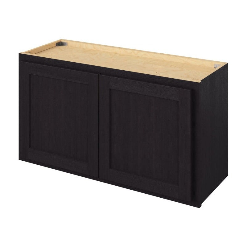 33"W x 18"H Wall Cabinet with Double Doors in Hatteras Espresso