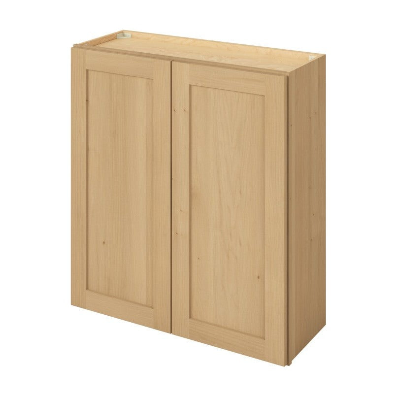 33"W x 36"H Wall Cabinet with Double Doors and Two Shelves in Catalina Sandstone