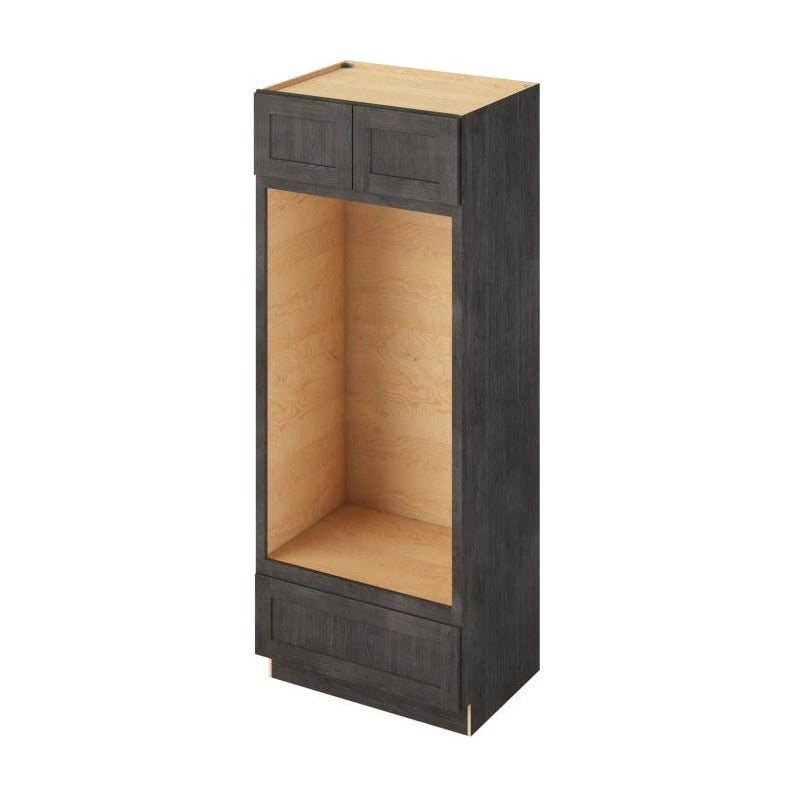 33"W x 84"H Double Oven Cabinet with Double Doors and One Drawer in Catalina Slate