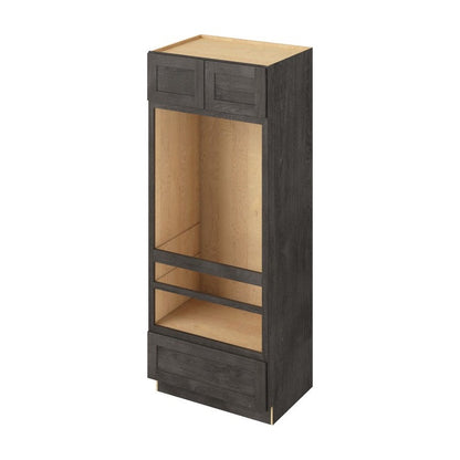 33"W x 84"H Universal Double Oven Cabinet with Double Doors and One Drawer in Catalina Slate