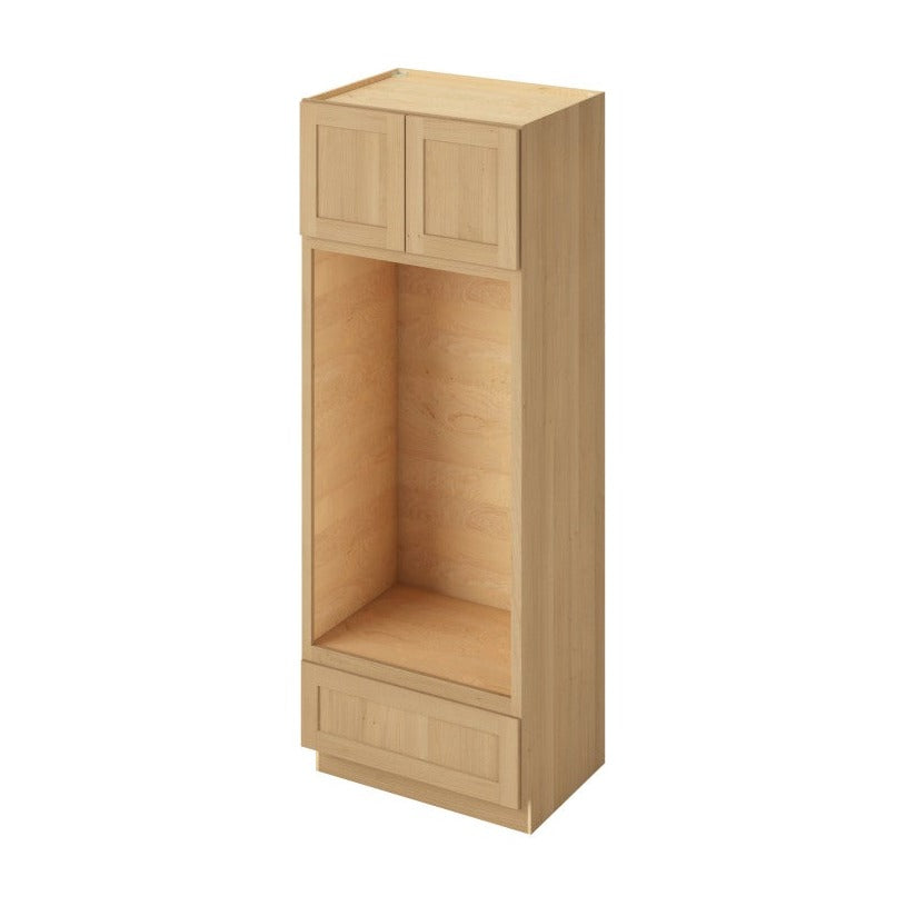 33"W x 90"H Double Oven Cabinet with Double Doors and One Drawer in Catalina Sandstone