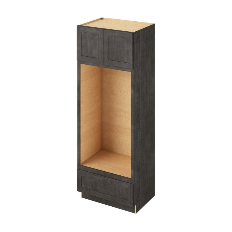 33"W x 90"H Double Oven Cabinet with Double Doors and One Drawer in Catalina Slate