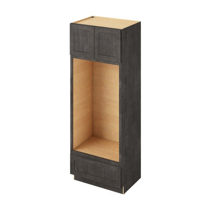 33"W x 90"H Double Oven Cabinet with Double Doors and One Drawer in Catalina Slate