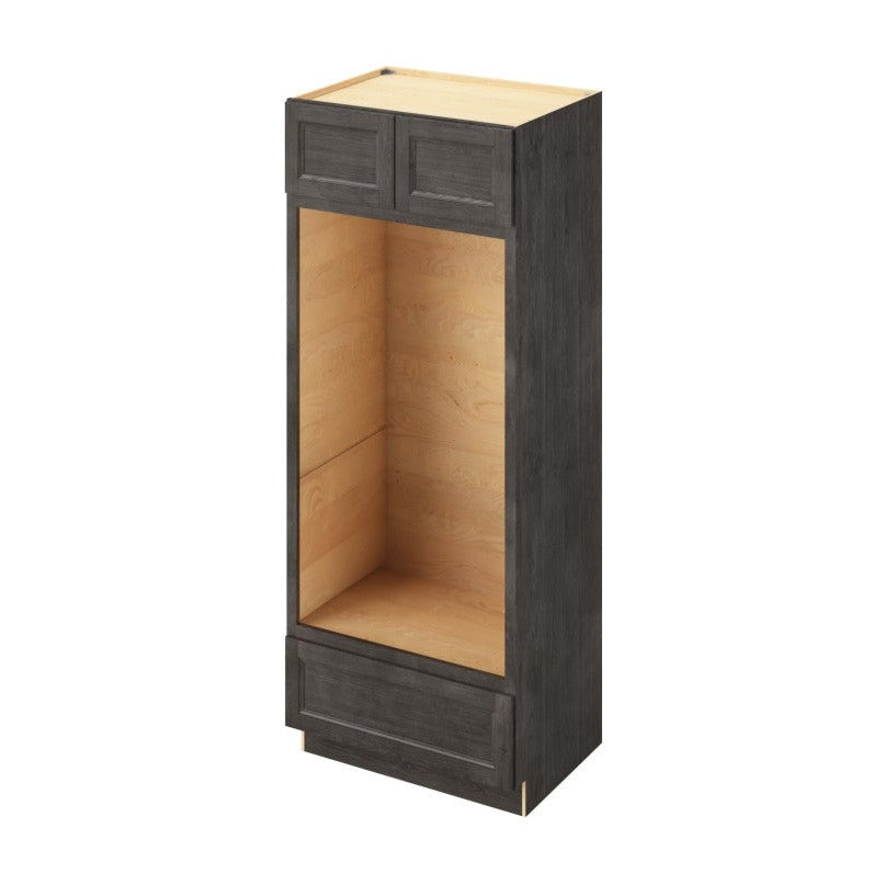 33"W x 90"H Double Oven Cabinet with Double Doors and One Drawer in Maui Slate