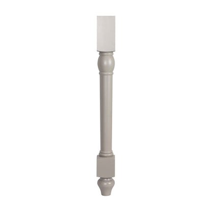 34.5"H Decorative Leg in Pebble Grey, view 2